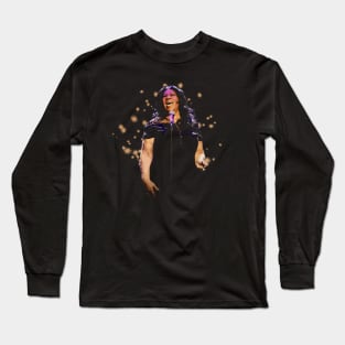 Aretha's Musical Odyssey Retro Nostalgia Tee Inspired by the Unmatched Voice and Empowering Presence Long Sleeve T-Shirt